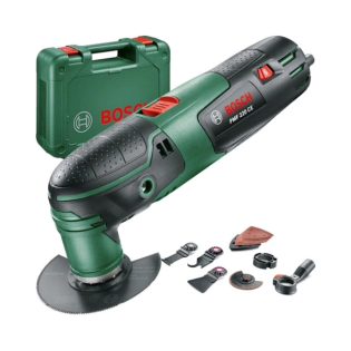 Unealta multifunctionala oscilanta Bosch PMF 220, putere 220 w, accesorii si valiza transport Unealta multifunctionala oscilanta Bosch PMF 220, putere 220 w, accesorii si valiza transport